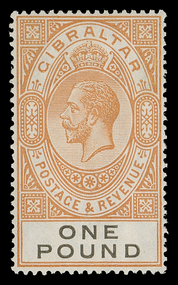 GIBRALTAR  76-92, 94,Brilliant fresh mint set of eighteen (both types of 3p), much nicer than normally seen, mostly LH, F-VF (SG 89-107, 109 £655)