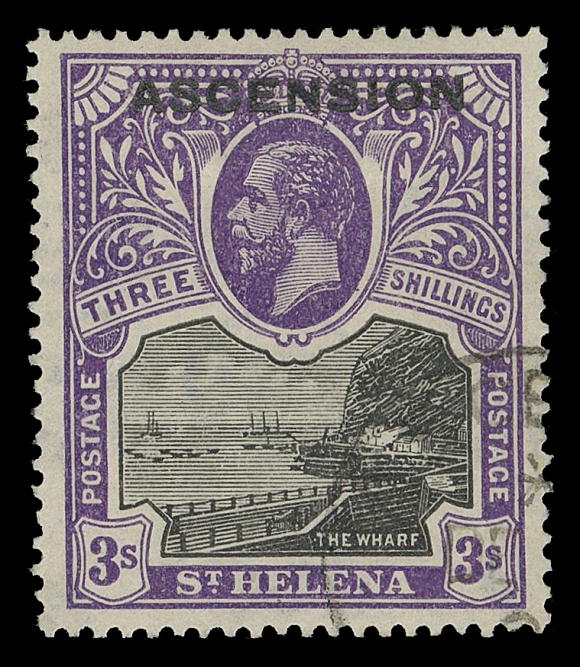 ASCENSION 23-32,An elusive used set of nine, most with nice CDS postmark, F-VF (SG 1-9 £475)