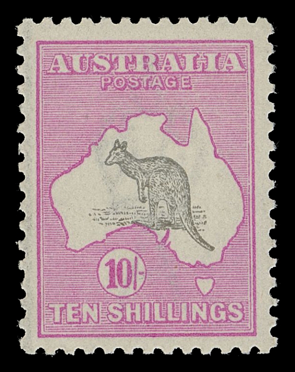 AUSTRALIA 55,A superb mint example with bright colours, intact perforations and full original gum, XF LH (SG 43a £500)