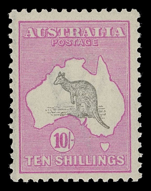 AUSTRALIA  55,A superb mint example with bright colours, intact perforations and full original gum, XF LH (SG 43a £500)