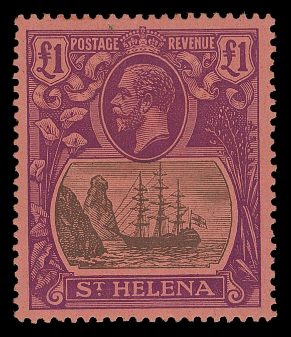 ST. HELENA  99,A mint single with deep rich colour and full OG showing just a trace hinging, XF (SG 96 £450)