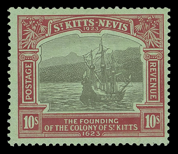 ST. KITTS-NEVIS 52-64,A beautiful mint set of thirteen, well centered with radiant colours and full OG, mainly LH including the key values, VF (SG 48-60 £1,200)
