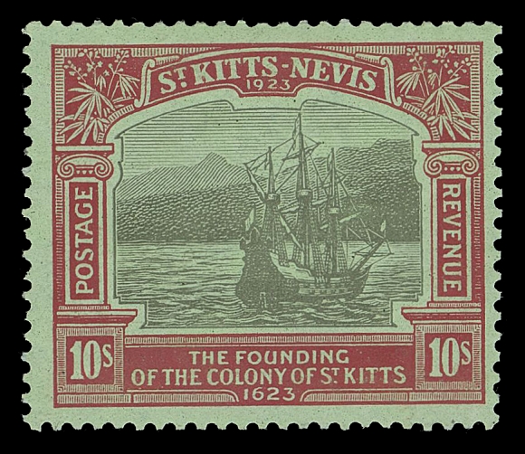 ST. KITTS-NEVIS  52-64,A beautiful mint set of thirteen, well centered with radiant colours and full OG, mainly LH including the key values, VF (SG 48-60 £1,200)