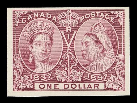 CANADA -  6 1897-1902 VICTORIAN ISSUES  50-65,The complete set of sixteen plate proofs on card mounted india paper, each sheet marginal with true colour, a beautiful set, VF-XF