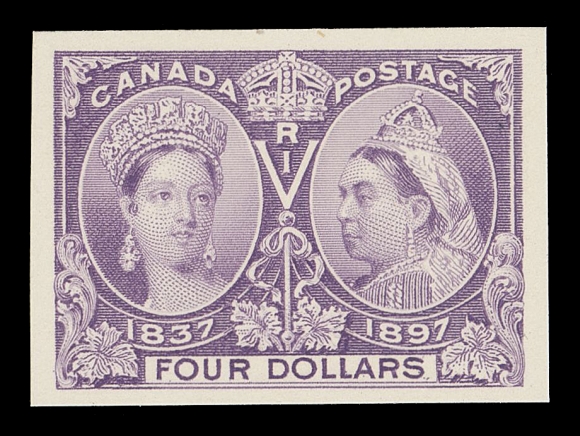 CANADA -  6 1897-1902 VICTORIAN ISSUES  50-65,The complete set of sixteen plate proofs on card mounted india paper, each sheet marginal with true colour, a beautiful set, VF-XF