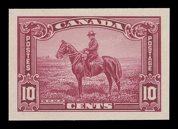 CANADA -  8 KING GEORGE V  217-227,The complete set of eleven plate proofs in the issued colours on card mounted india paper, large even margins, choice, VF-XF
