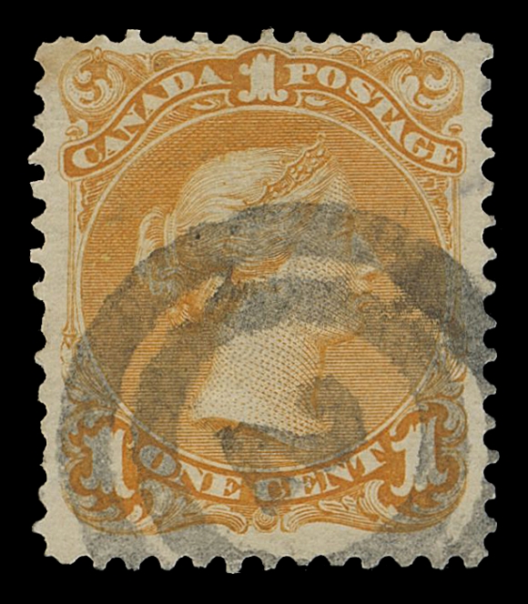 CANADA -  4 LARGE QUEEN  1c/15c group, includes 1c brown red on thin and Bothwell papers, 1c deep orange (3), 2c blue green on Bothwell, green on medium wove, 6c Plate 1, 12½c and 15c pale red lilac on medium wove. Couple minor flaws to VF / Fine to VF strikes (Unitrade 22i/29v) 