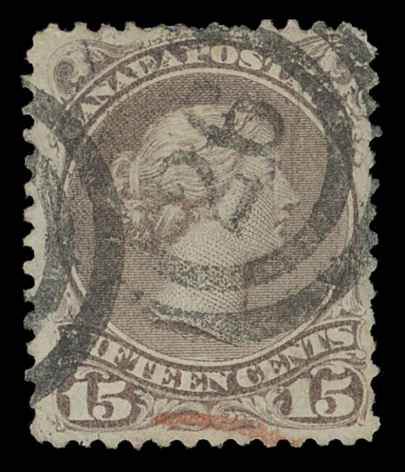 CANADA -  4 LARGE QUEEN  1c / 15c group, includes 