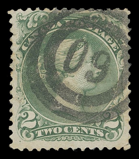 CANADA - 4 LARGE QUEEN 1c/15c group, includes 1c brown red on Bothwell paper, two shades of 2c, 3c, 6c brown (Plate 1) on soft white "blotting" paper, 12½c horizontal pair and a clipped 15c red lilac, some faults, Fine+ / VF+ to XF strikes (Unitrade 22ii/29e)