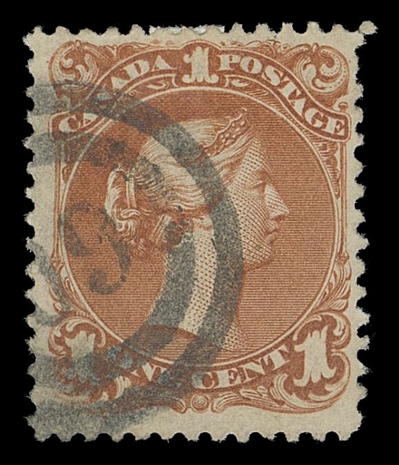 CANADA -  4 LARGE QUEEN  1c/15c group, includes 1c brown red on Bothwell paper, two shades of 2c, 3c, 6c brown (Plate 1) on soft white "blotting" paper, 12½c horizontal pair and a clipped 15c red lilac, some faults, Fine+ / VF+ to XF strikes (Unitrade 22ii/29e)