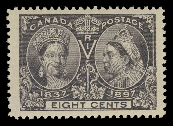 CANADA -  6 1897-1902 VICTORIAN ISSUES  56,An impressive mint single, well centered with incredibly large margins, amazing deep rich colour and full original gum. A great stamp that really stands out, XF NH JUMBO