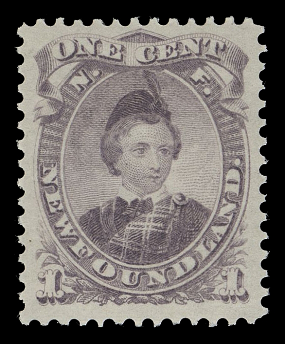 NEWFOUNDLAND -  2 CENTS  32,A premium mint example of this challenging stamp, extremely well centered, brilliant fresh colour and full unblemished original gum; a great stamp seldom encountered with such choice attributes, VF NH