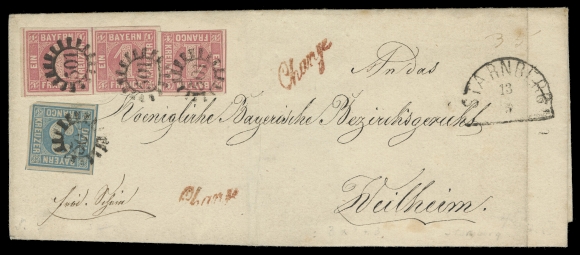 GERMAN STATES  Identified on retail cards, emphasis on Baden, Bavaria, Saxony & Wurttemberg, some other states also represented. Focus on first issues with clear town postmarks or numeral cancellations; a few covers, etc. Some duplication but often for different type or numeral cancel. Condition mixed to very fine; many choice stamps to be found. Worth a close look.
