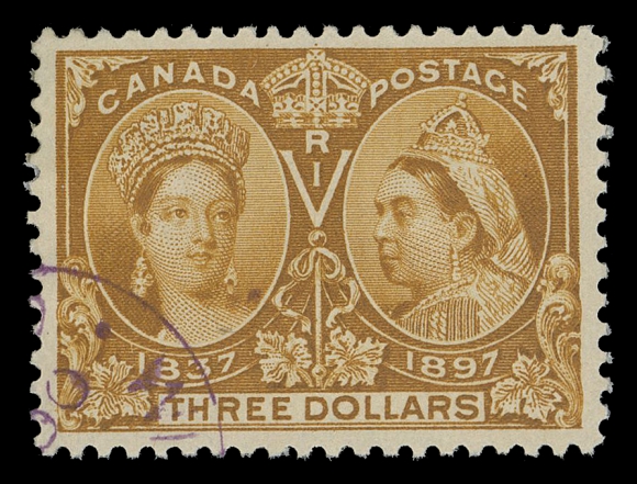 CANADA -  6 1897-1902 VICTORIAN ISSUES  63,A beautiful, selected example with amazing post office fresh colour, well centered along with unobtrusive, face-free Winnipeg postmark in magenta, VF