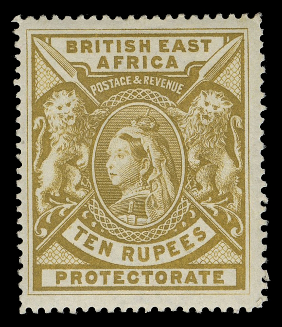 BRITISH EAST AFRICA  107,An unusually nice mint single with full original gum, clean hinge remnant, F-VF (SG 97 £600)