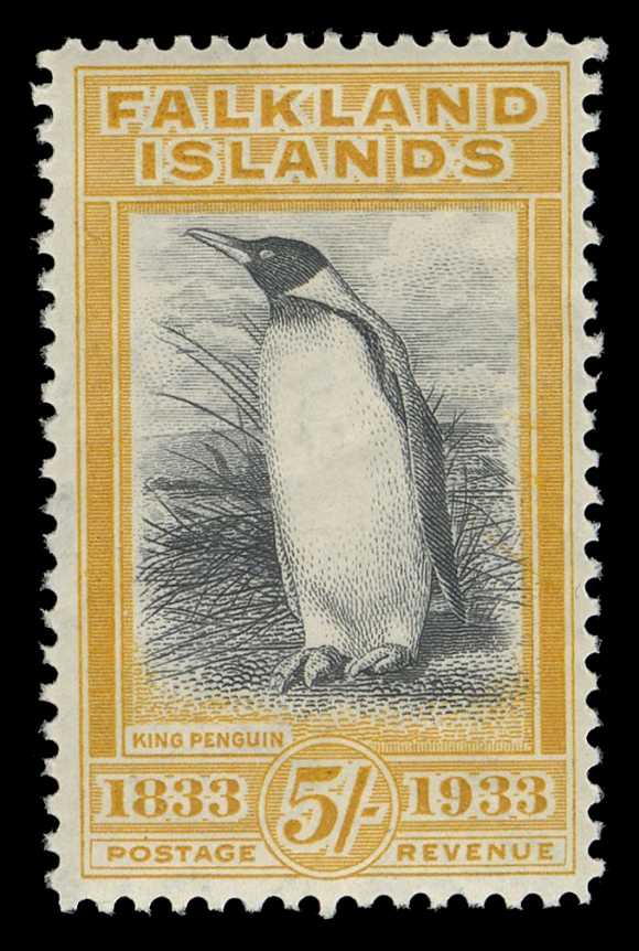 FALKLAND ISLANDS  65-76,The complete set of twelve, trifle yellowish gum on 10sh & £1, fresh colours and full white original gum. A beautiful set, F- VF VLH (SG 127-138 £4,250)