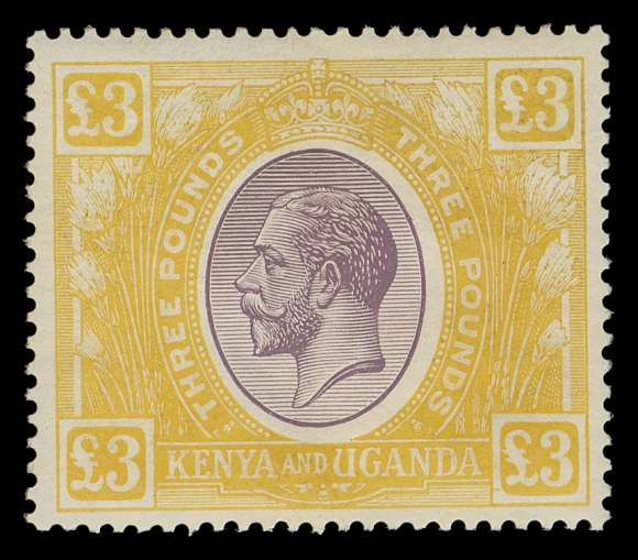 KENYA AND UGANDA  39,A well centered mint single with deep rich colour and full brown original gum; a nice stamp, VF LH (SG 97 £1,800)