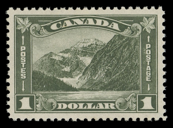 CANADA -  8 KING GEORGE V  177,A precisely centered mint example, post office fresh with full unblemished original gum; a great stamp, XF NH GEM