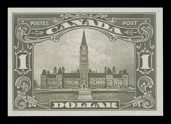 CANADA -  8 KING GEORGE V  149-159,The complete set of eleven plate proof singles in dark rich shades of the issued colours on distinctive soft india paper, difficult to find in such nice condition, VF-XF