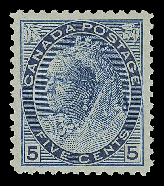 CANADA -  6 1897-1902 VICTORIAN ISSUES  79b,A post office bright fresh mint single on the distinctive whiter paper with horizontal mesh, well centered with full unblemished original gum; a beautiful stamp, VF NH