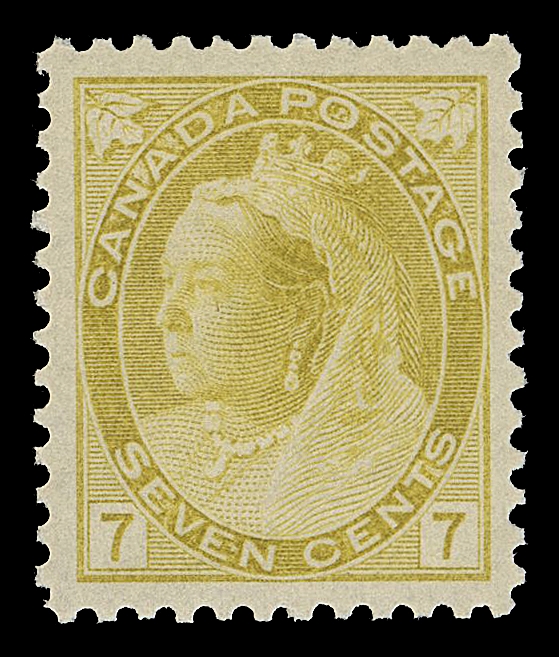 CANADA -  6 1897-1902 VICTORIAN ISSUES  81,A superb mint example as fresh as the day it was printed over 120 years ago, exceptional bright colour on fresh paper, extremely well centered within well-balanced margins, full immaculate original gum. It would be a challenge a find an example that rivals this one, XF NH; 2016 PF cert. (Graded XF-S 95)