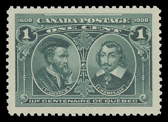 CANADA -  7 KING EDWARD VII  97,A spectacular mint single, precisely centered within noticeably large margins, post office fresh with full immaculate original gum; superb in all respects, XF NH GEM