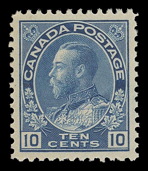 CANADA -  8 KING GEORGE V  117a,A precisely centered mint single with lovely fresh colour, VF+ NH 