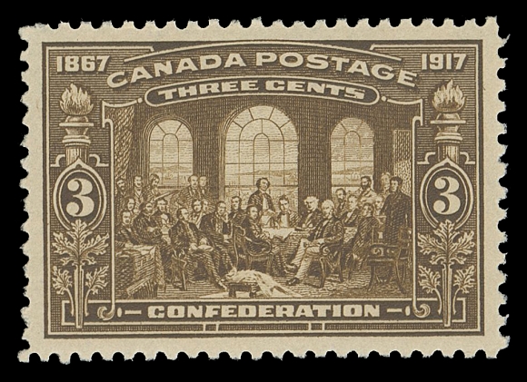 CANADA -  8 KING GEORGE V  135i,An outstanding mint example of this difficult stamp with superior centering and remarkably large margins, exceptional colour, superb in all respects, XF NH
