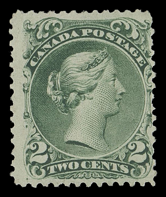 CANADA -  4 LARGE QUEEN  24a,Bright fresh unused example showing  full "A" of the papermaker