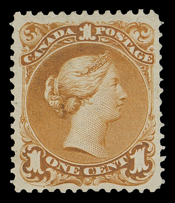 CANADA -  4 LARGE QUEEN  23a,A well centered unused example in the deep rich shade associated with the First printing of the new colour change, VF