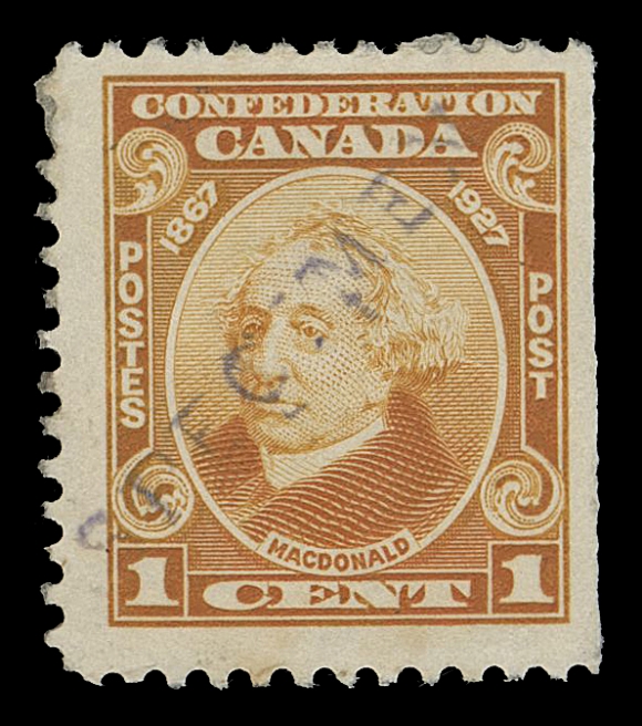CANADA -  8 KING GEORGE V  141-145,The set of five unused handstamped SPECIMEN overprint in violet by a receiving Postal Administration, a few minor toning spots. Very rare and unusual, Fine; clear 1977 BPA cert. 