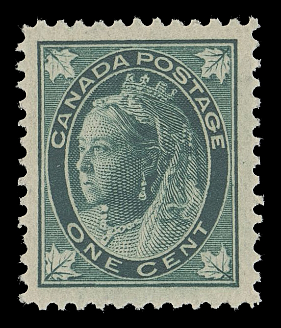 CANADA -  6 1897-1902 VICTORIAN ISSUES  67,A nicely centered mint single with large margins, deep rich colour and full immaculate original gum; VF+ NH