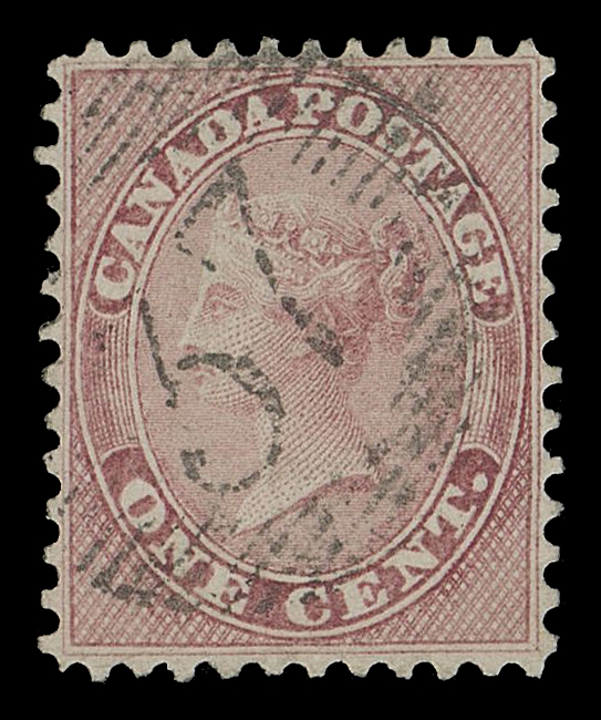 CANADA -  3 CENTS  14viii,A superbly centered used single with lovely bright fresh colour, ideal fancy grid 