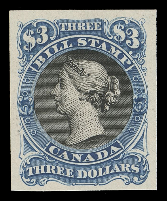CANADA REVENUES (FEDERAL)  FB18/FB33,A total of 46 different trial or issued colour plate proofs on card mounted india paper; includes set in issued colours (no 20c), plus trial colours for most values, not often seen this comprehensive, VF